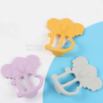 Fast Delivery BPA Free Koala Teether Sensory Toys Teething Silicone Baby Teether photo-4