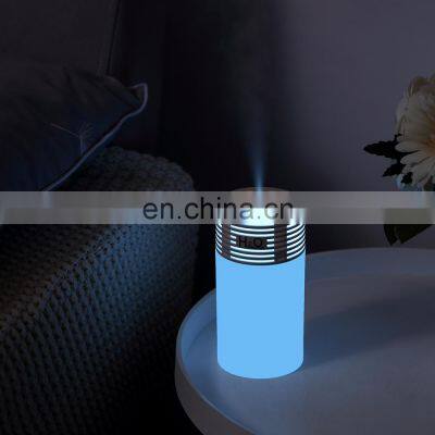 300ml Rechargeable Ultrasonic Cool Mist Fogger Humidity Control Mini Usb Air Humidifier With Led Light photo-3