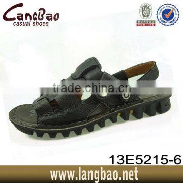 Shoes Supplier Wholesale High Quality Cool Summer Man Leather Slipper 2013