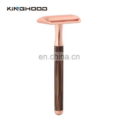 Men's Shaving Bamboo Razor Safety Shaving Razors for Women