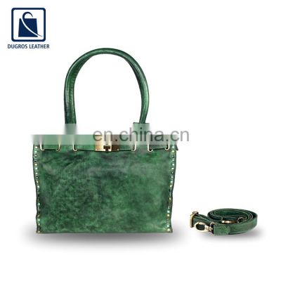 Top Quality Durable Genuine Leather Handbag for Women