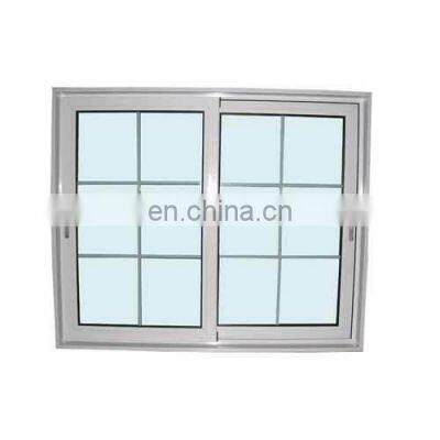 Classic White Grill Aluminium Sliding Window Newest Design Push Sliding Window Sliding Aluminium Window photo-5