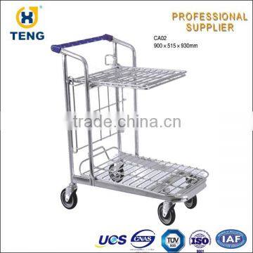 Steel Supermarket Warehouse Cargo Tallying Cart For Sale CA02