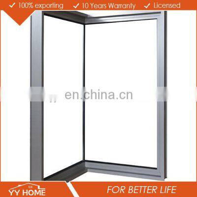 YY Home Corner Butt Joint Glass Window Aluminum Profile Sliding Windows Single Glazed Aluminum Windows