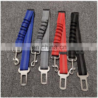 Pet Car Seat Belt Dog Seat Belt Dog Leash Vehicle Belt Adjustable Cushioning Elastic Reflective Safety Rope for Dog Cat photo-4