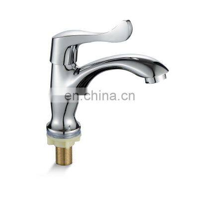 Rapsel Chrome Plated Copper Core Single Cold Basin Faucet