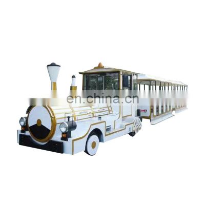 China Manufacturer Amusement Park Trackless Tourist Train Sightseeing Tourism Train Electric Train