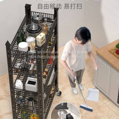 The KITCHEN FLOOR MULTILAYER CAN be moved TO receive a shelf to store a shelf microwave oven to buy a shelf