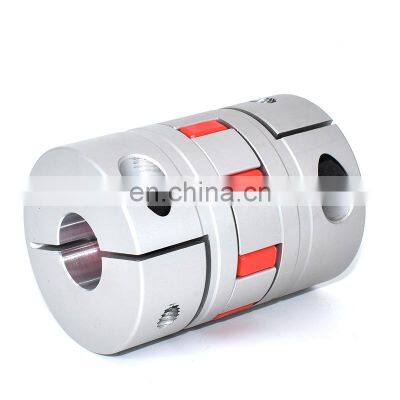 DFC Factory High Speed Aluminium clamp type helical beam flexible coupling