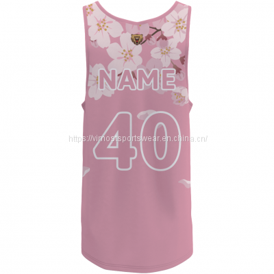 Women's Good-looking Fashionable Sublimated Basketball Jersey photo-2