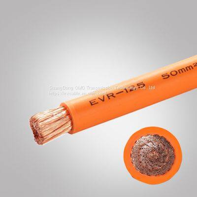 New energy EV electric vehicle charging high voltage resistant cable 35 square single layer high voltage wire 10-50 square