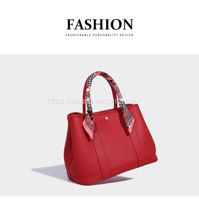 Fashion design of female garden bag factory stock handbag for wholesale and retail