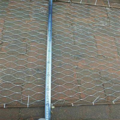 The stainless steel bridge protective rope net greenery climbing net zoo protective fence net corridor courtyard fall net