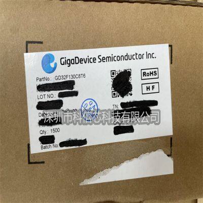 GD32F130C8T6 Микроконтроллеры GigaDevice на базе ARM - микроконтроллер ARM CORTEX M3, корпус LQFP48, Tra