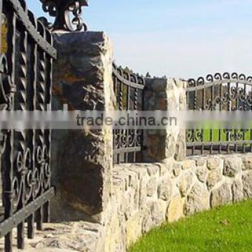 metal artistic fence and gates for sales