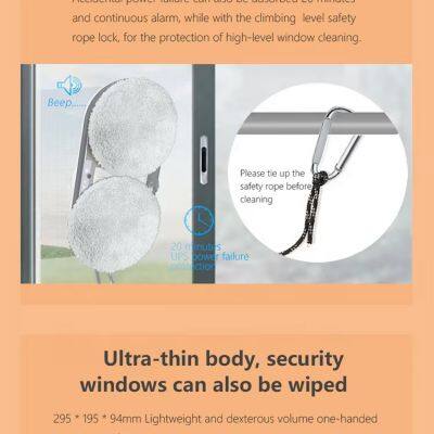 Ultrasonic Water Spray Vacuum Cleaner Unmanned Window Washing Machine High-rise Glass Exterior Window Cleaning Robot photo-5