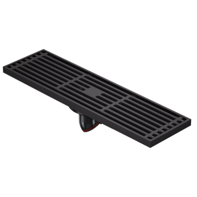 All Brass Rectangular Large Displacement 8CM Wide Hotel Shower Floor Drain Thickened Durable for Modern Kitchen Outdoor Bathroom