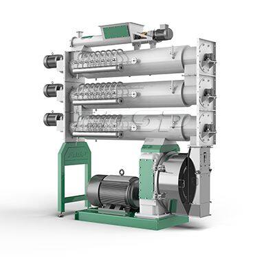 CE Approved 10-15tph SZLH508b3 High-grade Aquatic Fish Feed Pellet Machine photo-2