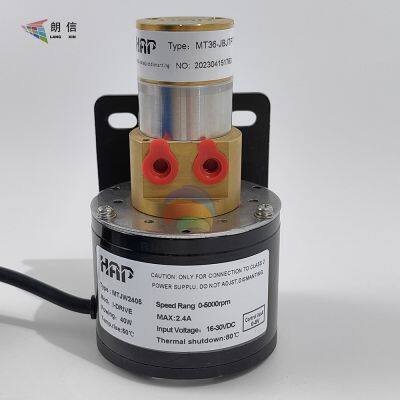 HAP miniature magnetic drive golden gear pump MT36-JBJTPT is used in ceramic inkjet printers.
