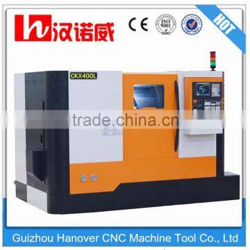 High Accuracy Machine tool 2 Axis Slant Bed Mini CNC Lathe CKX400L from China Manufacturer