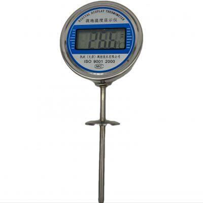 Indicador de temperatura y termómetro de pantalla digital de alta precisión OEM con pantalla LCD de 4 dígitos y sensor tipo K Pt100