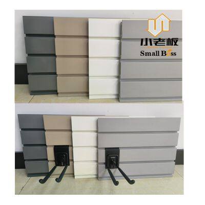 Strong Pvc Slatwal Panel for Garage Wall with Hoooks and Other Accessories