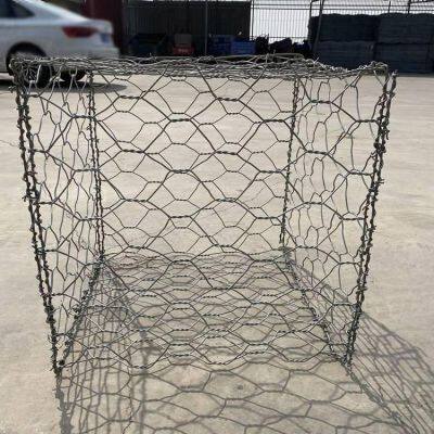 Hot-Dip Galvanized Gabion Box 80*100mm Mesh Size With 2.7mm Wire Diameter photo-5