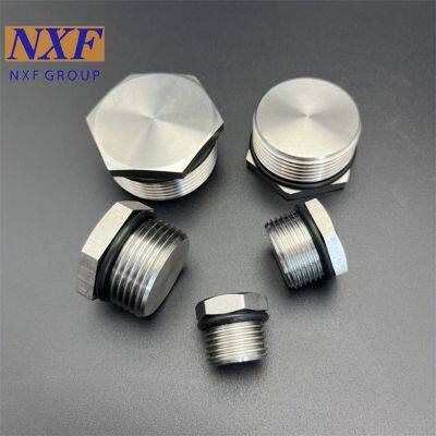 NXF UNS N10276 2.4819/NiMo16Cr15W/C276 OD DN15-1200 Pressure Class3000-9000 Nickel Alloy Forged Fitting Hex Head Plug photo-4