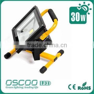 Die Casting Aluminium Portable 30W Battery China IP65 Led Rechargeable Lights photo-3