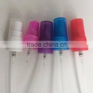 18mm plastic pump sprayer with cap, plastic spray for perfume bottle