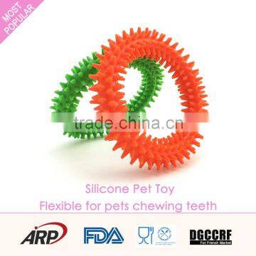 Silicone Teether Kids Chewing Bitting Toy FDA LFGB