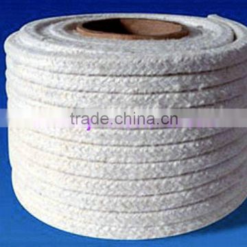 Stainless Steel Wire Reinforced ceramic fiber rope for Thermal Insulation