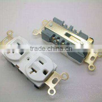 Practical Super Tough Nylon UL Listed nema 5-20r/duplex socket outlet/NEMA 5-15 socket outlet
