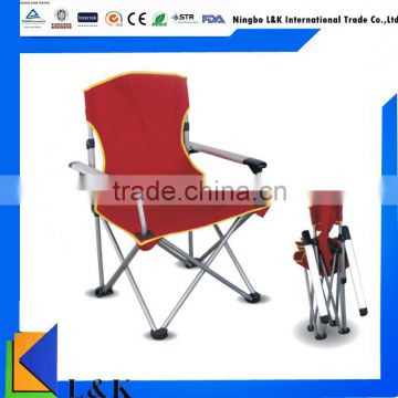 comfortable folding camping chair with armrest