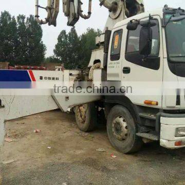 Second hand Zoomlion year 2010 46 meters concrete pump truck used condition Zoomlion 46m pump truck china brand zoomlion 46m