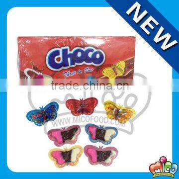 3 colors mini butterfly chocolate biscuit