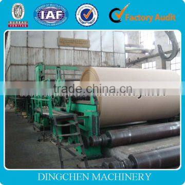 1760mm China Best Semi-automatic Kraft Paper Machine Production Lines Machinery