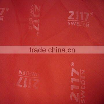 embossing lining polyester taffeta fabric