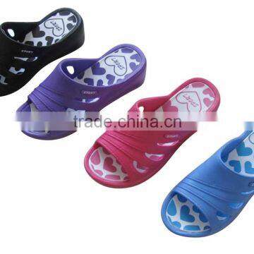 2015 Hot sale Colorful outdoor/indoor eva slipper for women