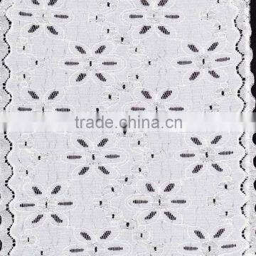Spandex/nylon White Lace