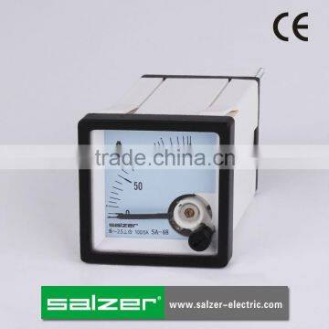 SALZER Brand SA-T48A(C) Analog AC Ammeter Panel Meter