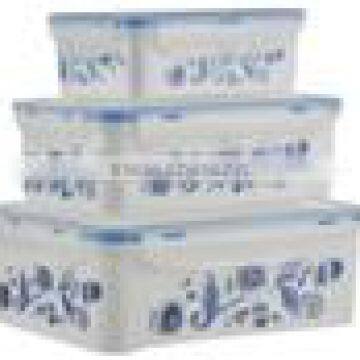 rectangular Plastic Type disposable microwave pp food container