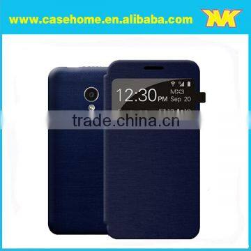 attractive high-end Case For Meizu mx3, standing Cover with open view window