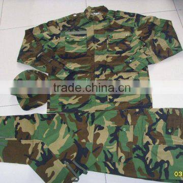 BDU camouflage uniform