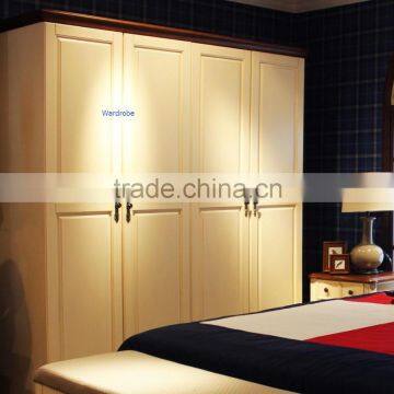 American White Wedding King Size Bed With Solid Wood Material AET-TX1N photo-3