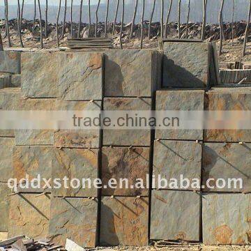 outdoor rusty slate stone paver