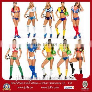 2014 wholesale cheerleading uniforms designs &hot sell sexy cheerleader uniforms&Custom sublimated cheerleading uniforms