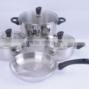 18/8 Stainless Steel 7PCS COOKWARE