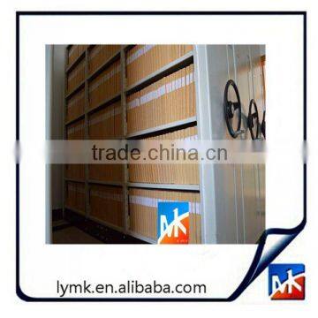 LYMK steel office furniture movable shelves lockable compactor file cabinet metal librery storage archival system mass cabinet