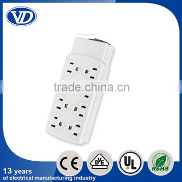 American type 8 way electrical extension socket